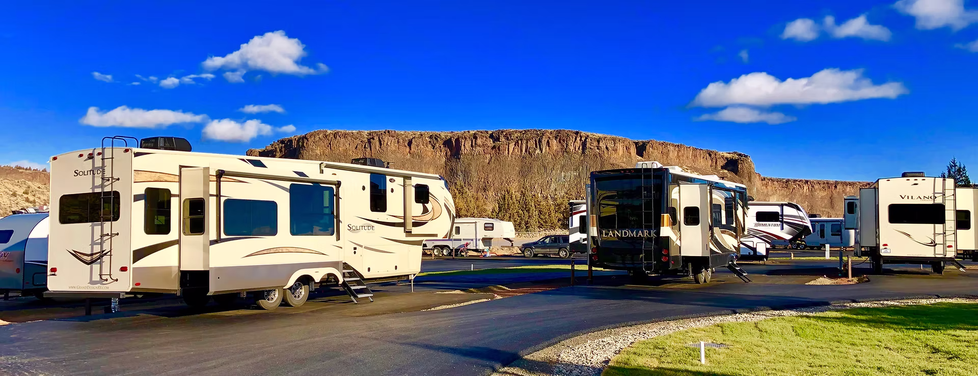 Canyon views at Copper Ridge RV Resort Terrebonne Oregon